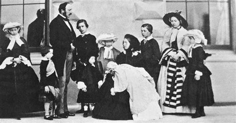 Victoria y el Príncipe Alberto con sus cinco hijos