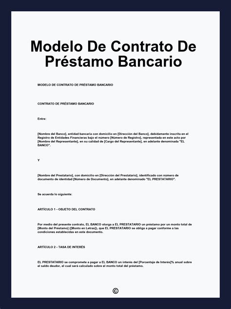 documentos necesarios para prestamos