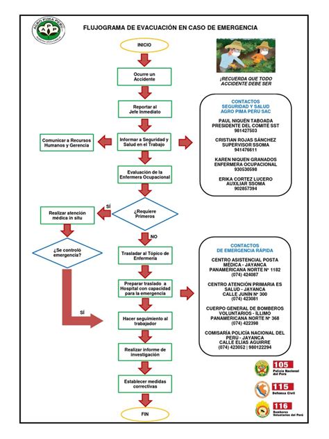 Diagrama de flujo de la gestión de emergencias a nivel regional