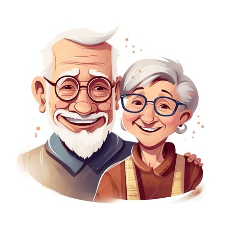 Dibujo de dos personas mayores, una con una lupa mirando a la otra, simbolizando la nueva cercanía en la jubilación