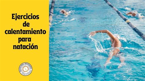secuencia de ejercicios de calentamiento para natación