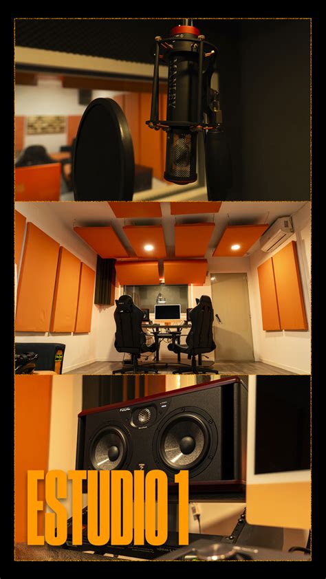 Fotografía de Inge Ginsberg en el estudio de grabación acompañada por sus compañeros de banda jóvenes.