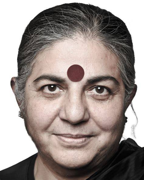 Imagen de mujeres Vandana Shiva hablando sobre Chipko en Argentina, 2016