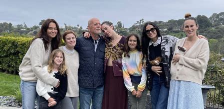 Bruce Willis con su familia