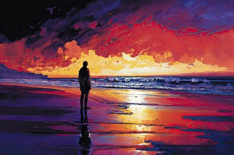 Ilustración conceptual de una figura solitaria buscando compañía.