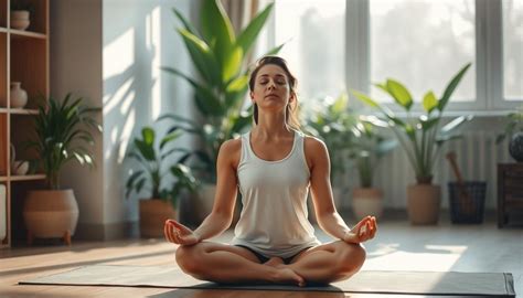 Imagen de una persona mayor practicando técnicas de relajación o meditación para mejorar el sueño
