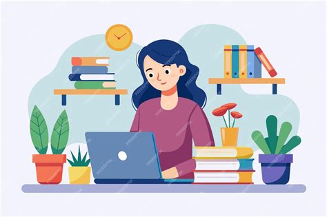 Ilustración de una mujer en un ambiente poético con aves