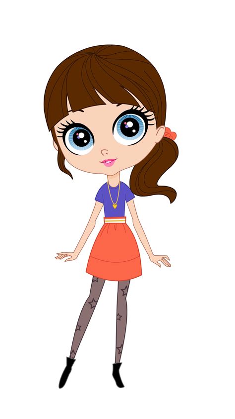 Blythe Baxter, la protagonista de Littlest Pet Shop, con sus amigos animales