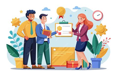 Ilustración de una familia recibiendo una pensión segura