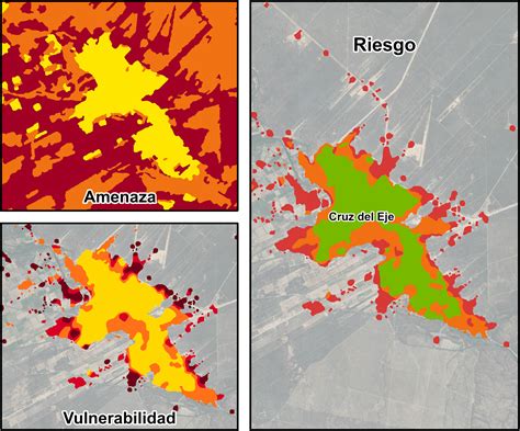 Mapa de zonas de riesgo de poliomielitis