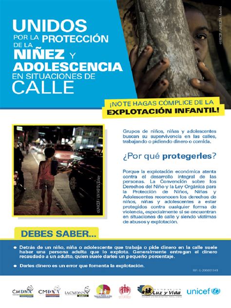 Infografía: Peligros de los niños en situación de calle