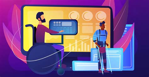 infografía mostrando diferentes tecnologías de asistencia para personas con discapacidad sensorial