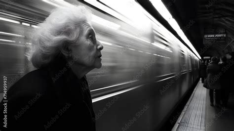 Captain Marvel golpeando a una anciana en el metro, escena del tráiler