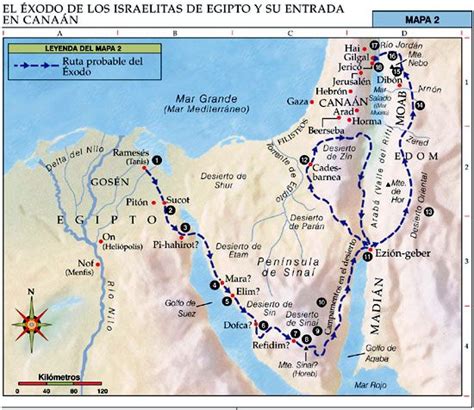 Mapa de lugares bíblicos mencionados en el contexto de júbilo