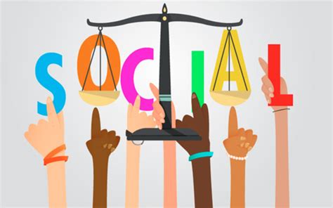 Gráfico mostrando los pilares de la justicia social en el trabajo social