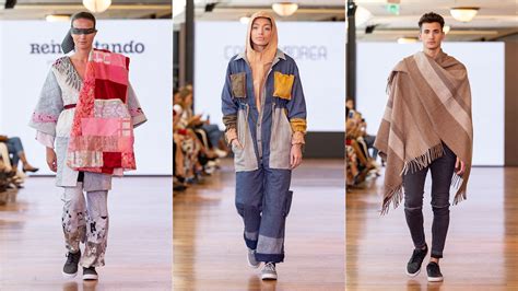 Diseño de moda sostenible a partir de ropa reciclada en pasarela