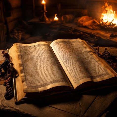 Libro abierto con refranes y reloj de arena