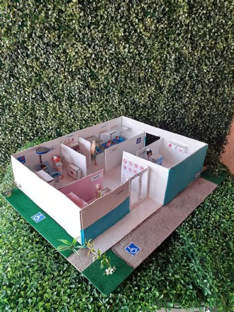 Render o maqueta de un centro de justicia juvenil con áreas verdes, colegio y gimnasio