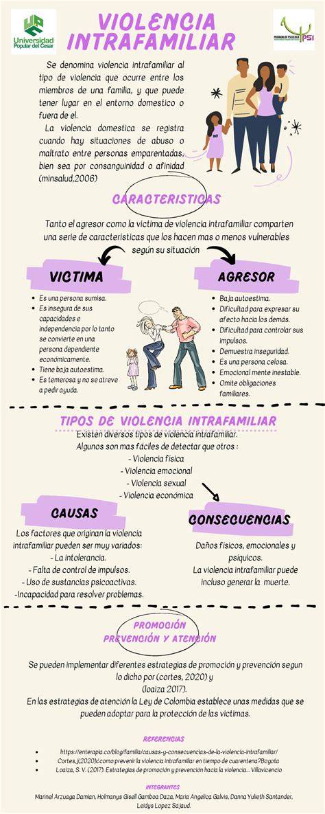 Infografía: Factores de vulnerabilidad y efectos de la violencia intrafamiliar en la infancia