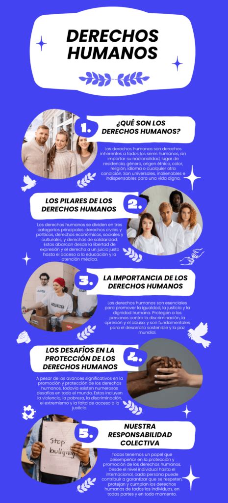 Infografía: principios de educación en derechos humanos para familias