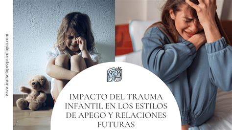 Infografía sobre las consecuencias psicológicas del trauma infantil