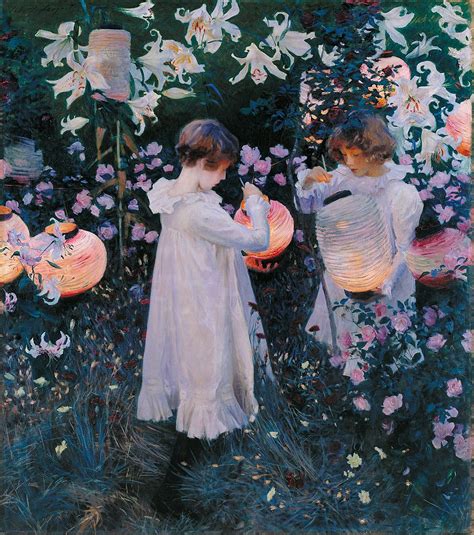 Pintura Carnation, Lily, Lily, Rose de John Singer Sargent