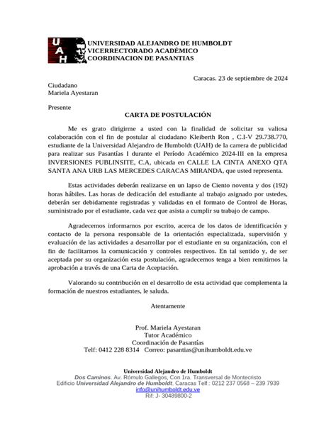 Esquema de las vías de postulación para pasantías en el Observatorio de Derechos.