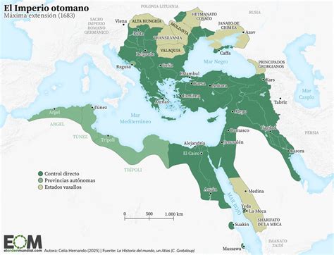 Mapa del Imperio con la división en circunscripciones de 1512