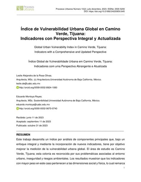 Infografía sobre las dimensiones del Índice de Vulnerabilidad Social Urbana (IVSU)