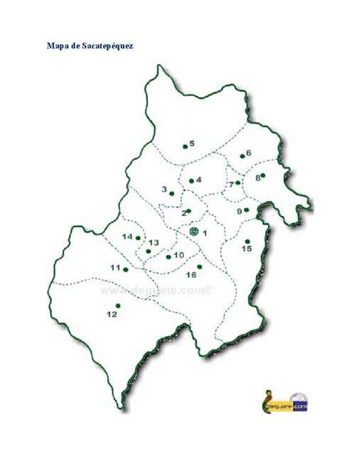 Mapa de San Juan Sacatepéquez y puntos de apoyo comunitario