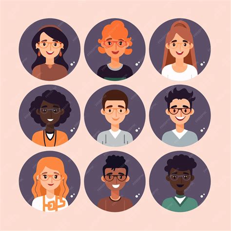Diseño gráfico de diversos personajes animados icónicos usando gafas
