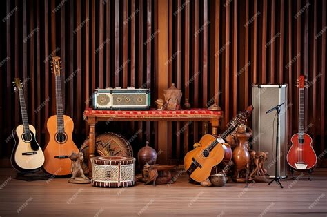 Esquema de un contrapunto de payadores con instrumentos musicales tradicionales