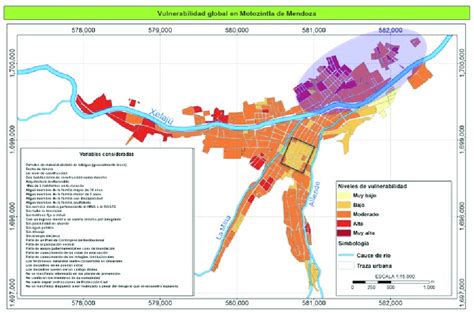 Mapa de vulnerabilidad social por dimensiones en la provincia de Salta, Argentina