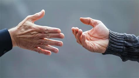 Foto temática de una mano joven sosteniendo suavemente la mano de una persona mayor