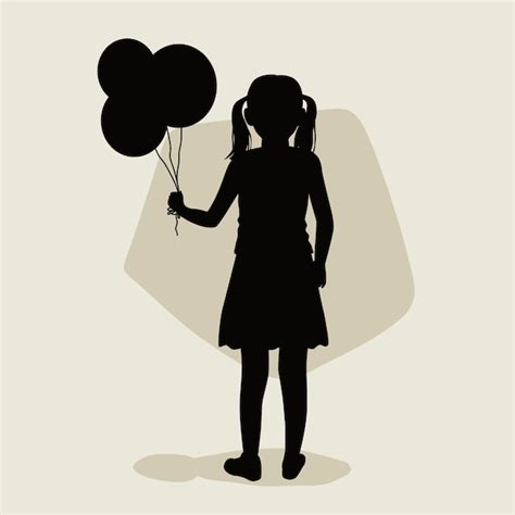 Ilustración de la silueta de una niña en un entorno institucional o un dibujo infantil triste