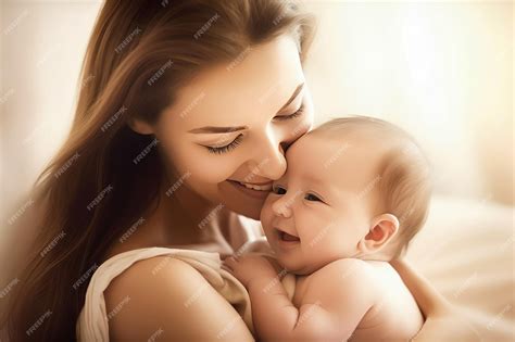 Mujer adulta sonriendo con un bebé, simbolizando la maternidad tardía
