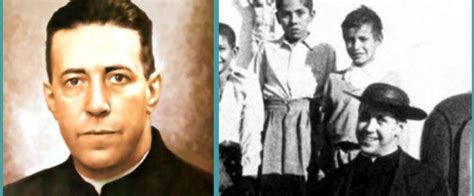 Imagen histórica del Padre Alberto Hurtado con niños o fundando el Hogar de Cristo