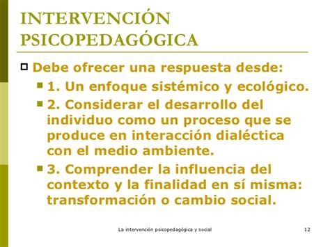 Esquema sobre el proceso de intervención psicopedagógica en adolescentes