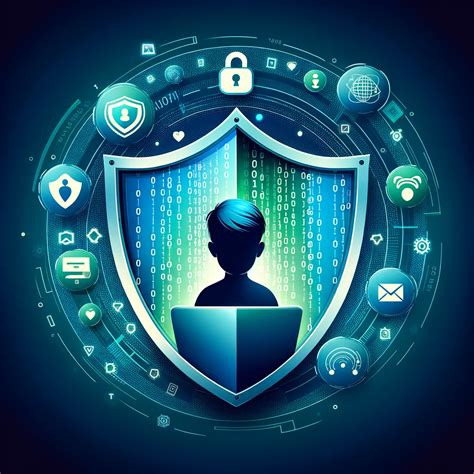 Icono o diagrama representando la protección de datos personales de menores