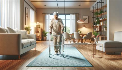 Hogar adaptado para personas mayores con barras de seguridad y buena iluminación