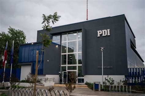 Foto institucional de la sede de la PDI en Santiago de Chile