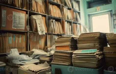 Foto temática: documentos antiguos o archivos judiciales