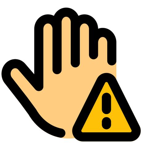 Icono de advertencia o agujero de seguridad