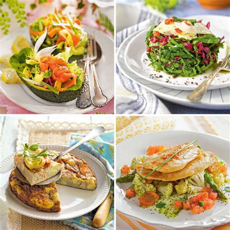 Plato de cena ligera y saludable para personas mayores