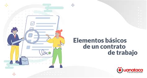Esquema de elementos clave del contrato de trabajo para TCP