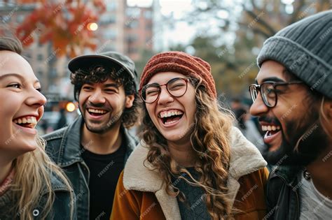 foto de personas riendo juntas en un grupo, demostrando conexión social
