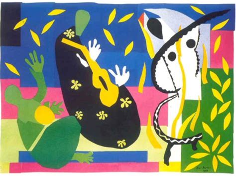 Colección de papiers découpés de Henri Matisse, mostrando su uso innovador del color y la forma en recortes de papel