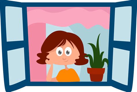 Foto de una niña de espalda observando por una ventana en un centro de protección