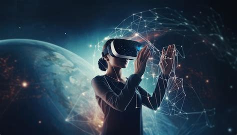 Persona mayor o paciente usando gafas de realidad virtual en un entorno hospitalario, con una expresión de relajación