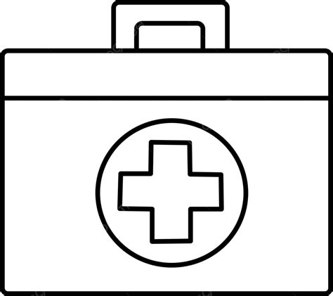 Dibujo esquemático de un maletín médico con diferentes opciones de transporte (asa, bandolera, mochila)